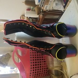 Brand new without tags peep toe booties